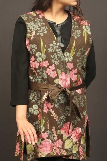 Picture of Brown Floral Jacket